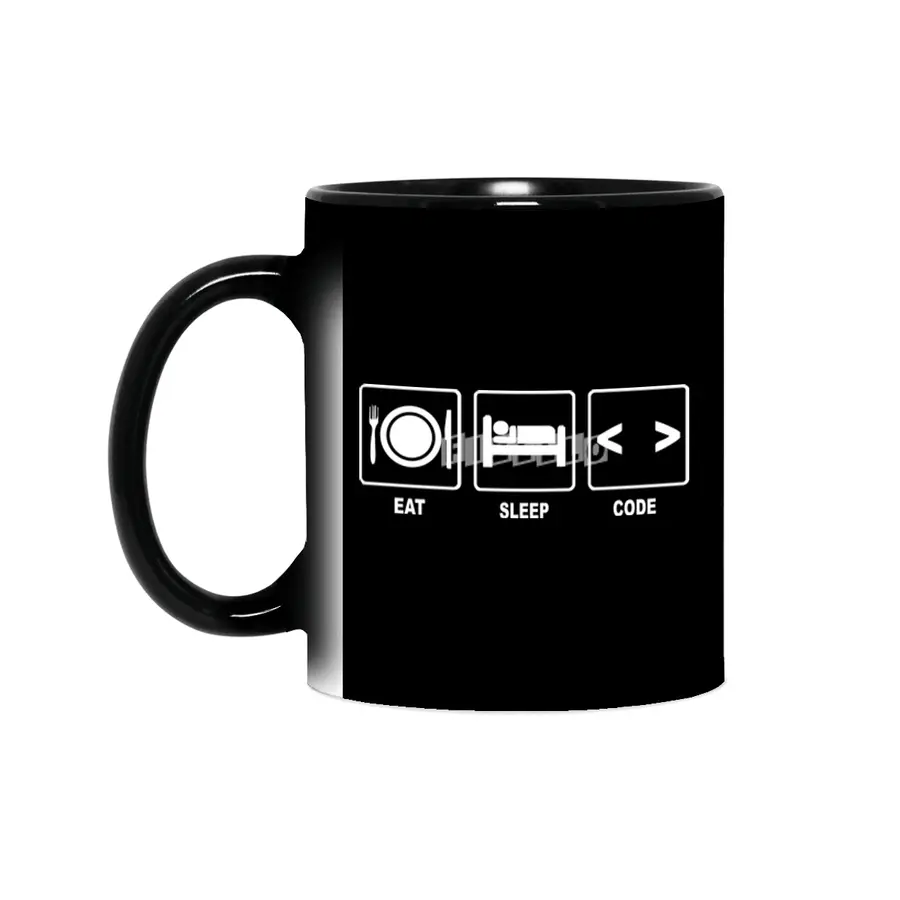 V1 Eat Sleep Code Sihirli Kupa