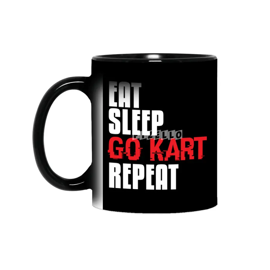 Go Kart Gift Eat Sleep Go Kart Repeat Fun Kart Racing Sihirli Kupa