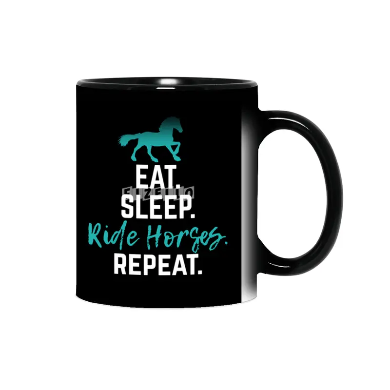 Horse gift Eat Sleep Ride Horses Repeat Horseback Riding Sihirli Kupa