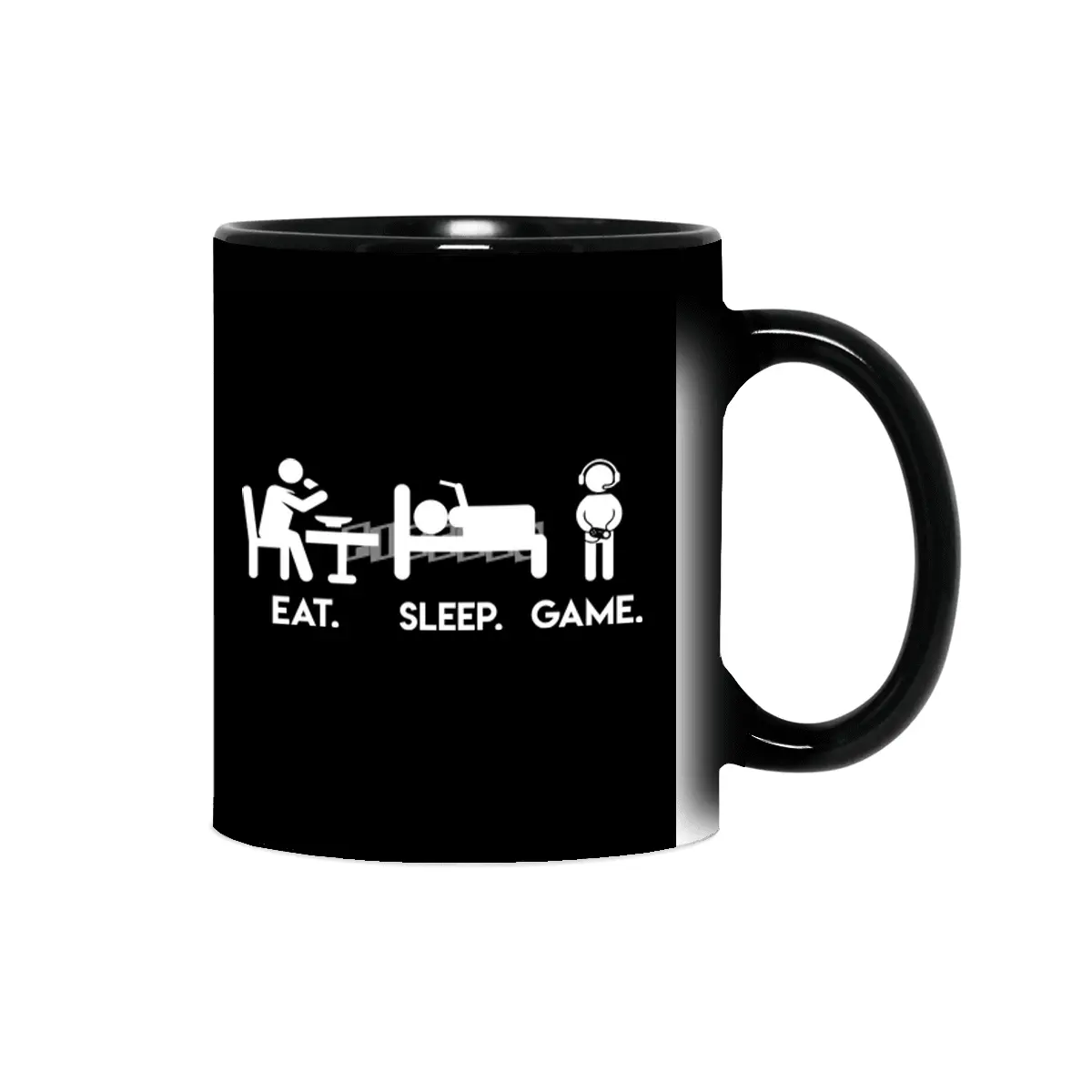GAMERS LIFE  Funny Eat Sleep Game Video Gamer  Great Gaming Gift Sihirli Kupa