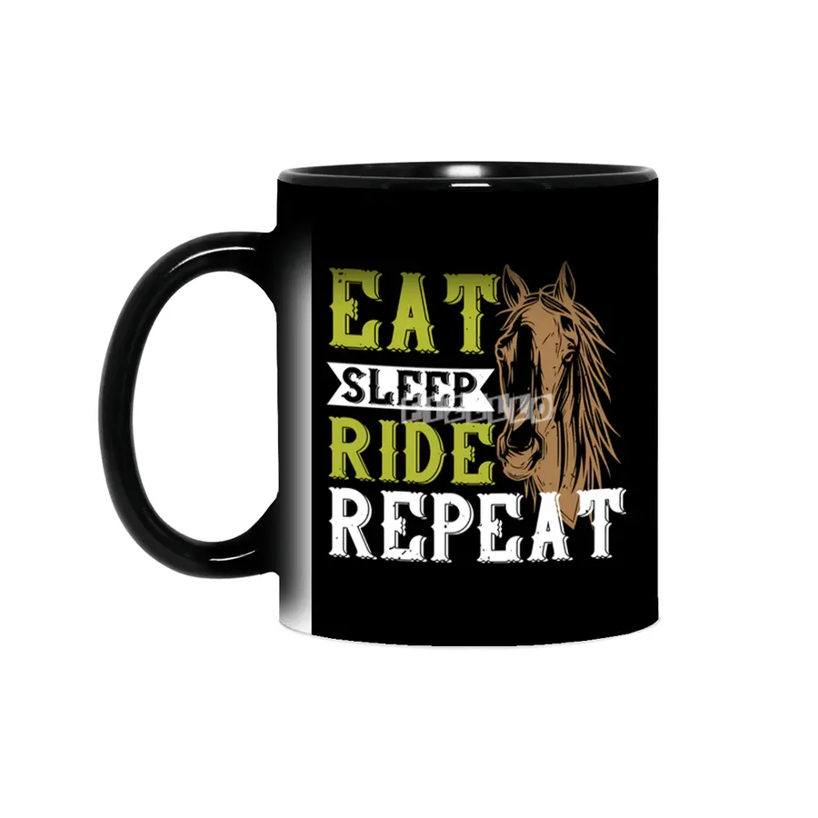 Horse - Eat Sleep Ride Repeat Sihirli Kupa