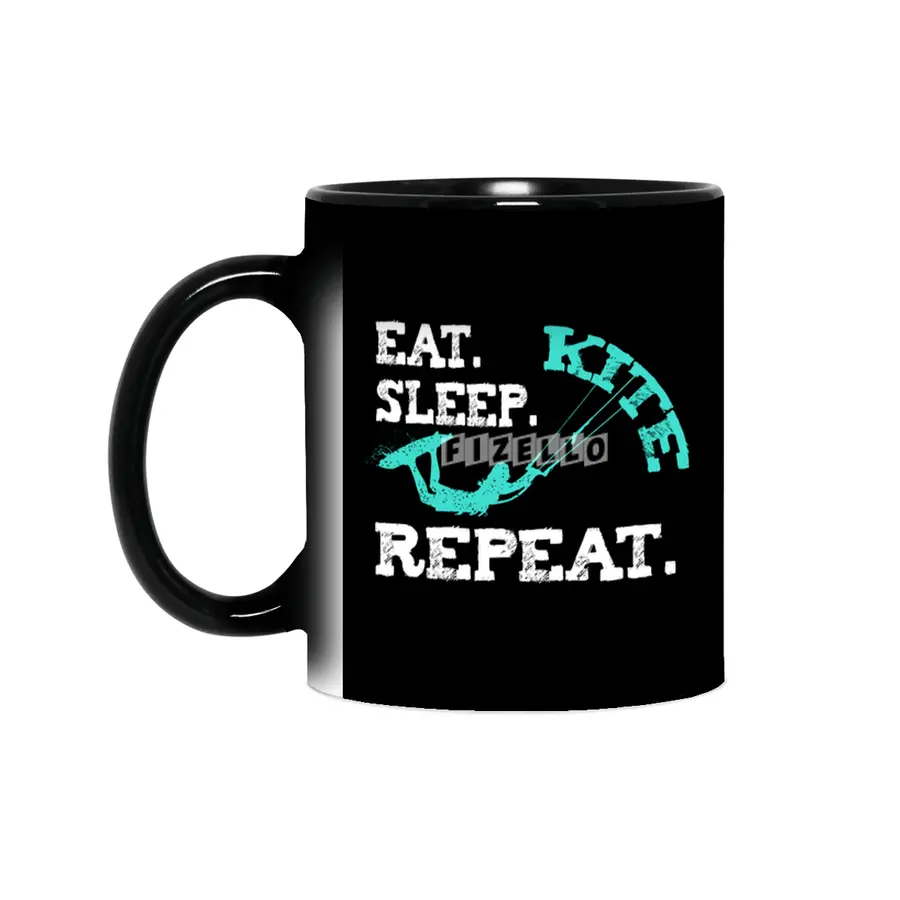 Kiteboarding Eat Sleep Kite Sihirli Kupa