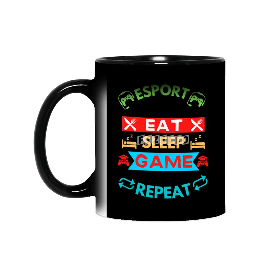 Esport Eat Sleep Game Repeat Sihirli Kupa