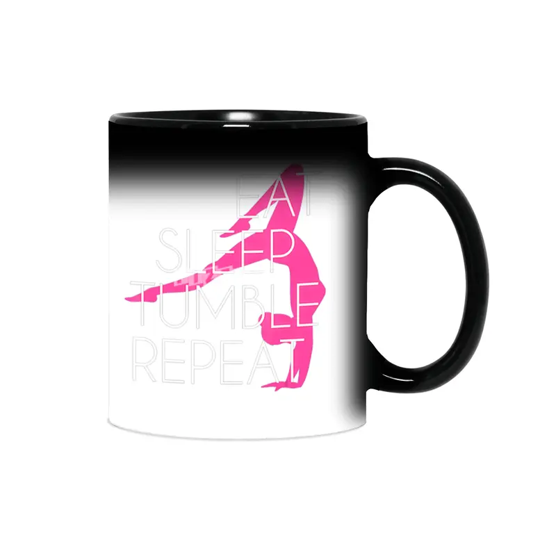 Funny Gymnast Gift Eat Sleep Tumble Repeat Sihirli Kupa