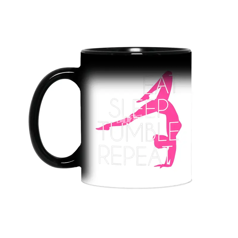 Funny Gymnast Gift Eat Sleep Tumble Repeat Sihirli Kupa
