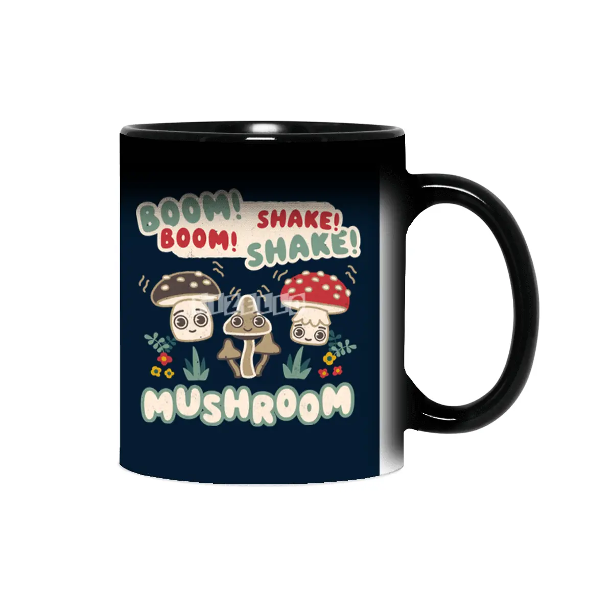 Boom Boom Shake the Room - Kawaii Mushroom Cute Characters Sihirli Kupa
