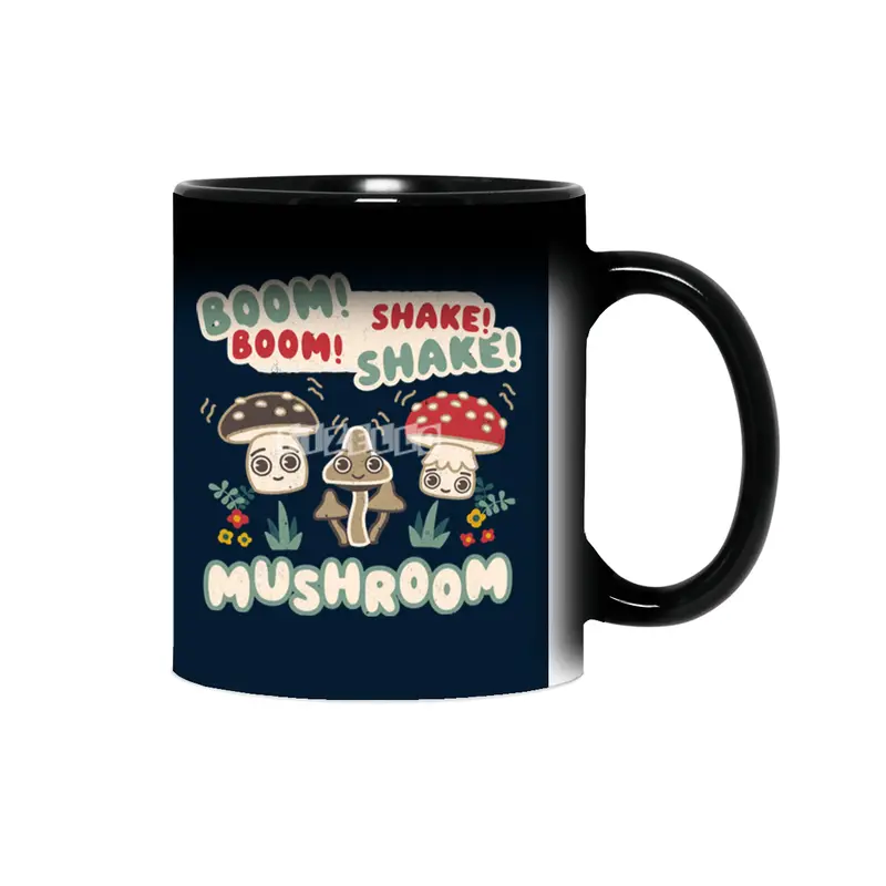 Boom Boom Shake the Room - Kawaii Mushroom Cute Characters Sihirli Kupa