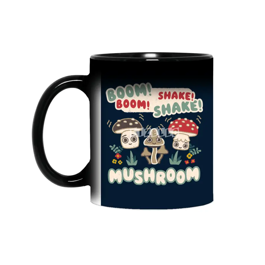 Boom Boom Shake the Room - Kawaii Mushroom Cute Characters Sihirli Kupa