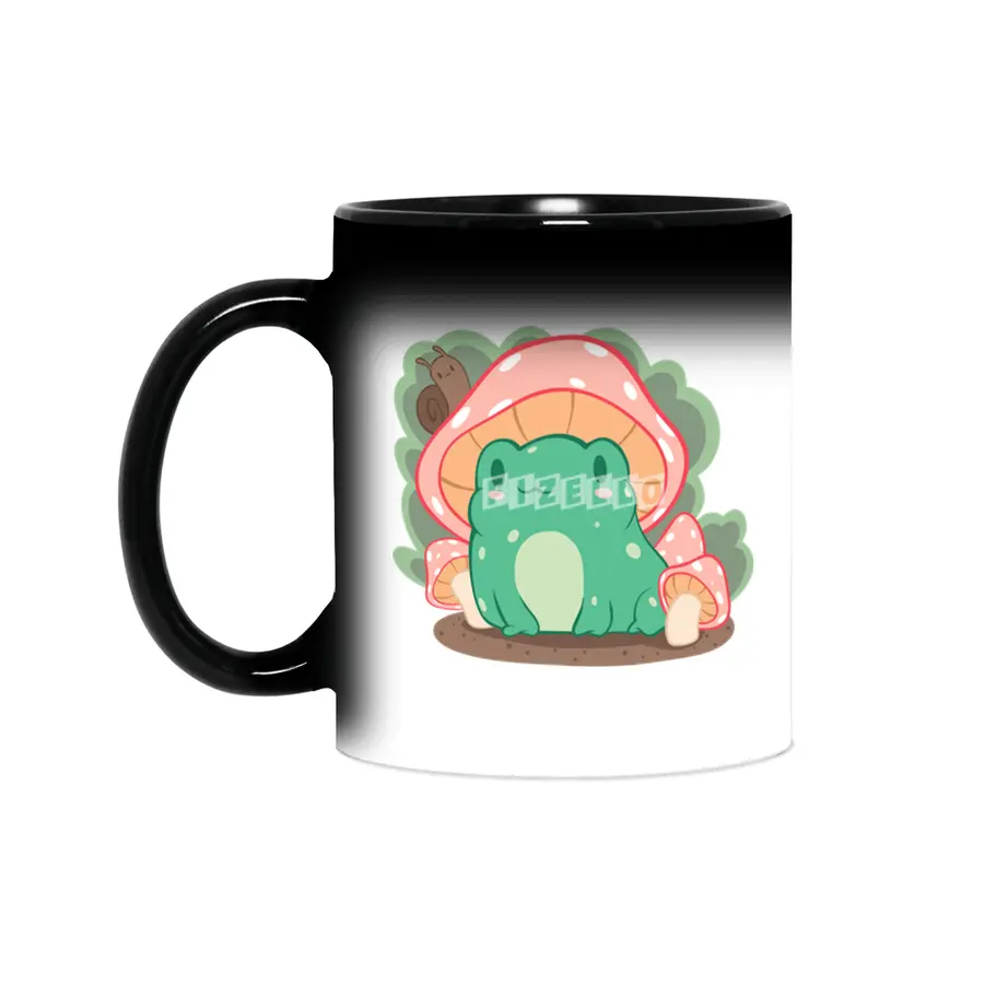 Cottagecore Aesthetic Frog Mushroom Hat Snail Kawaii Sihirli Kupa