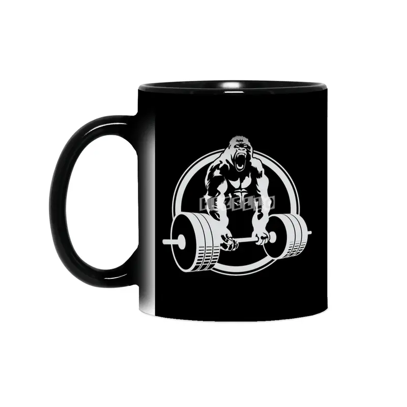 Gorilla Lifting Fitness Gym Tee Sihirli Kupa