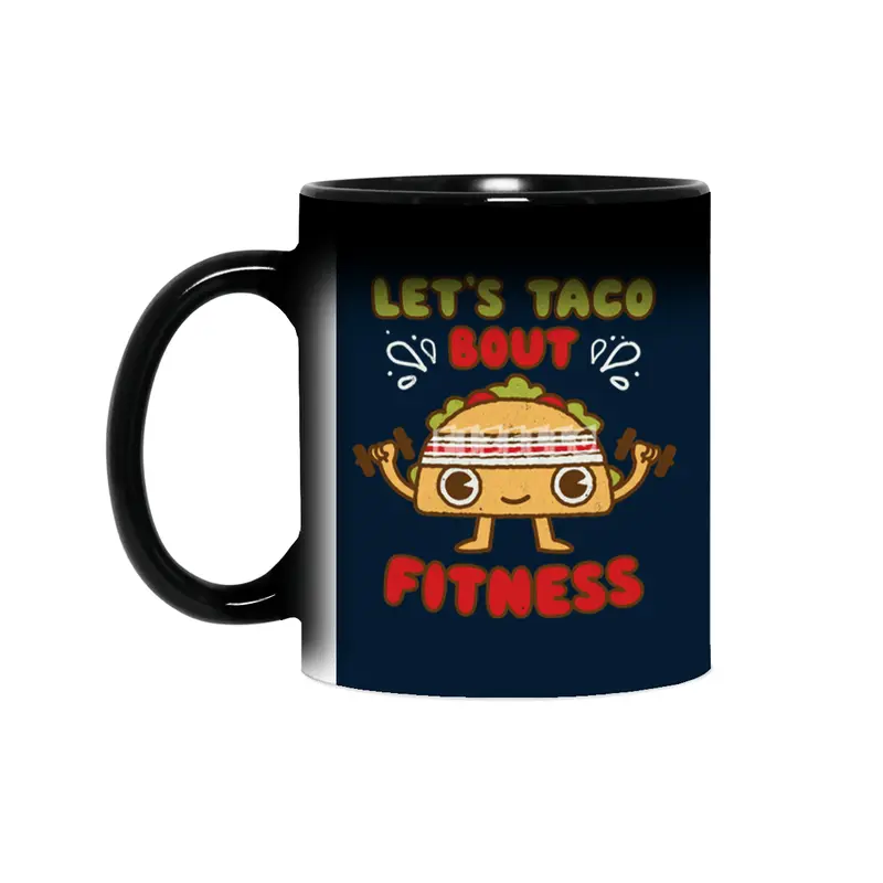 Let's Taco Bout Fitness - Fitness and Exercise Lover Sihirli Kupa