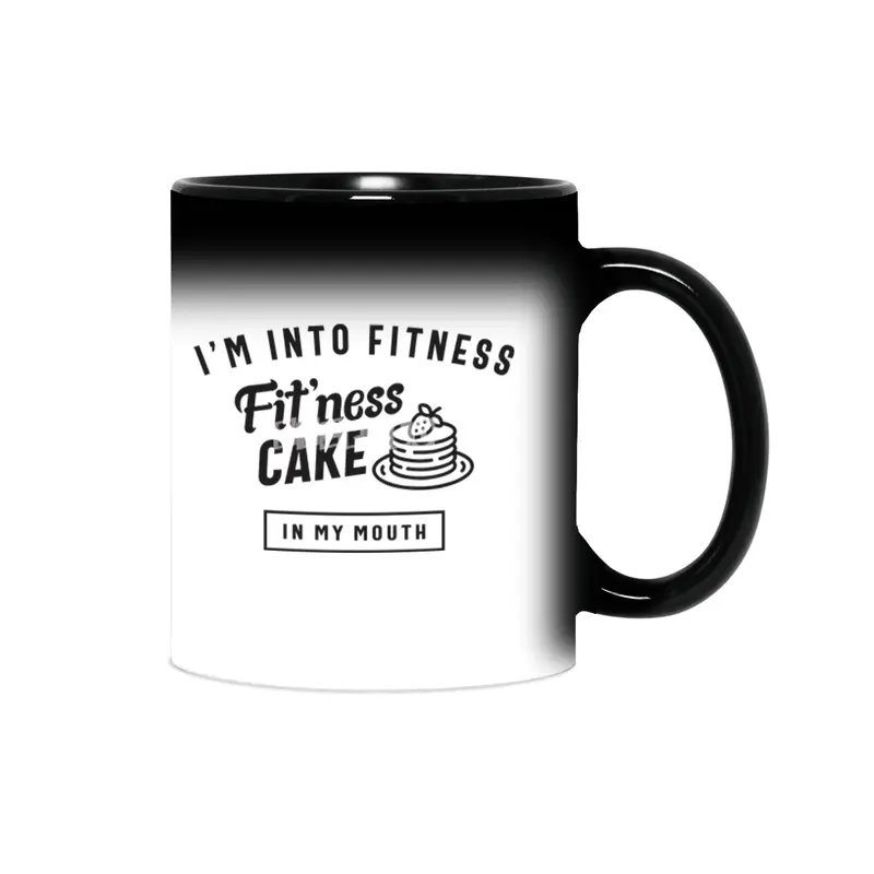 I'm Into Fitness Fit'ness Cake In My Mouth Sihirli Kupa