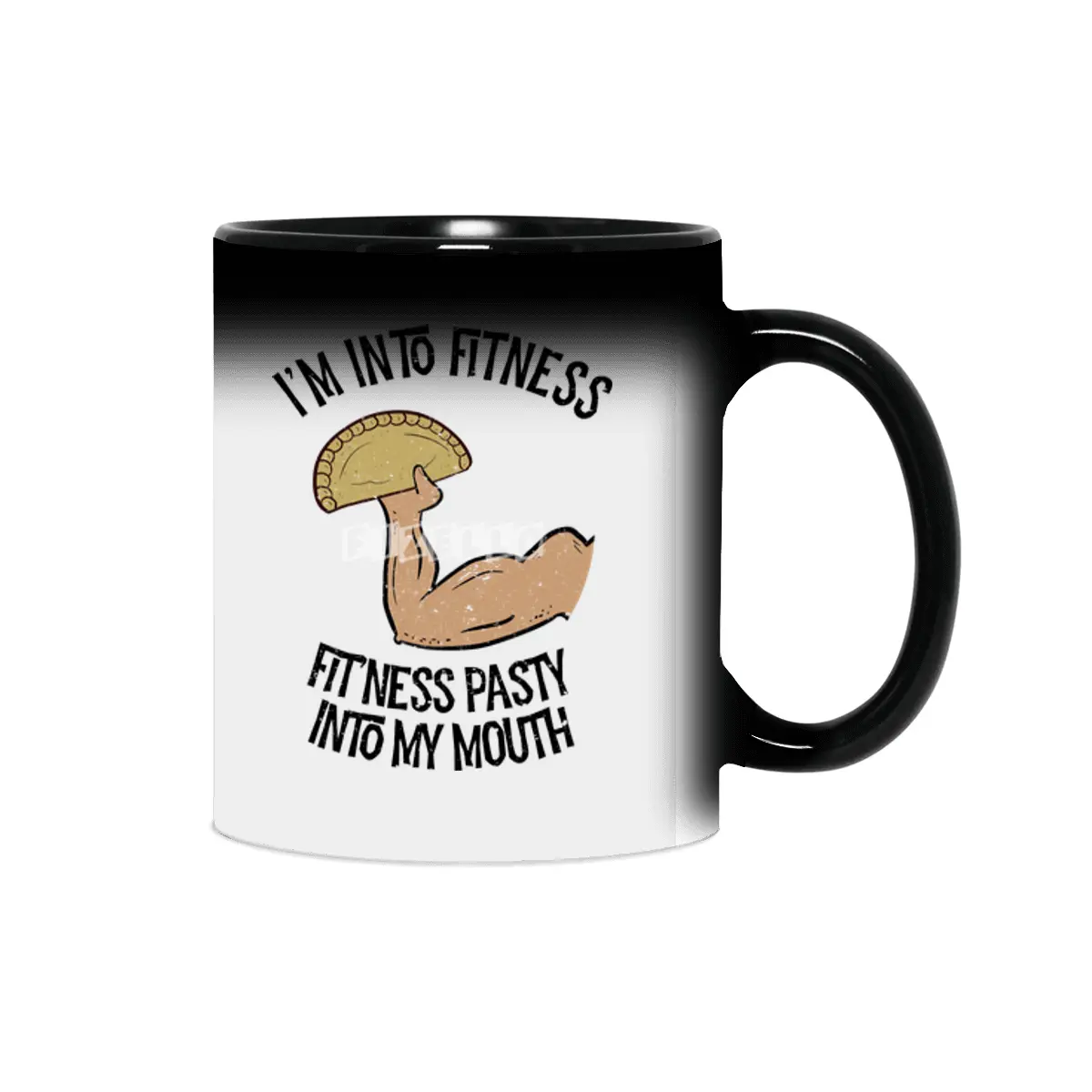 I'm into Fitness Pasty into My Mouth Funny Pasty Lover Sihirli Kupa