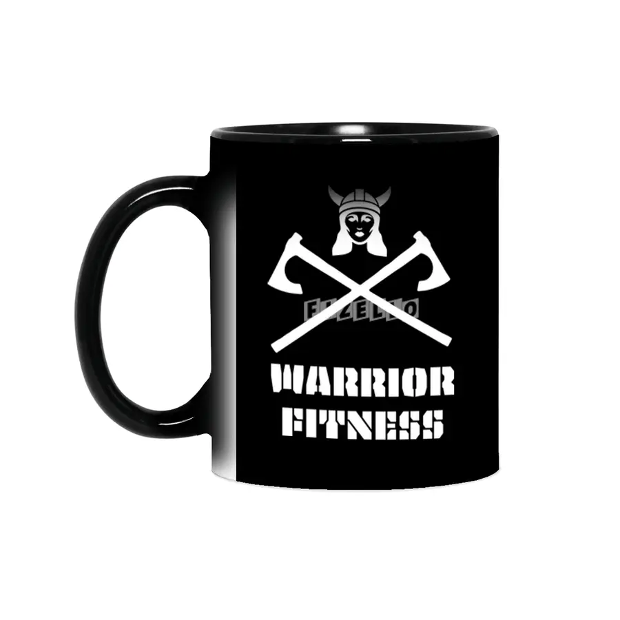 Warrior Fitness Women's Dark Shirt Design Sihirli Kupa