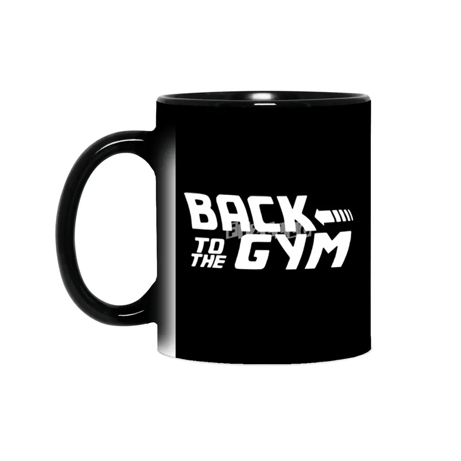 New Men_s Back To The Gym Black MMA Fitness muscle workout Tee workout gym Sihirli Kupa