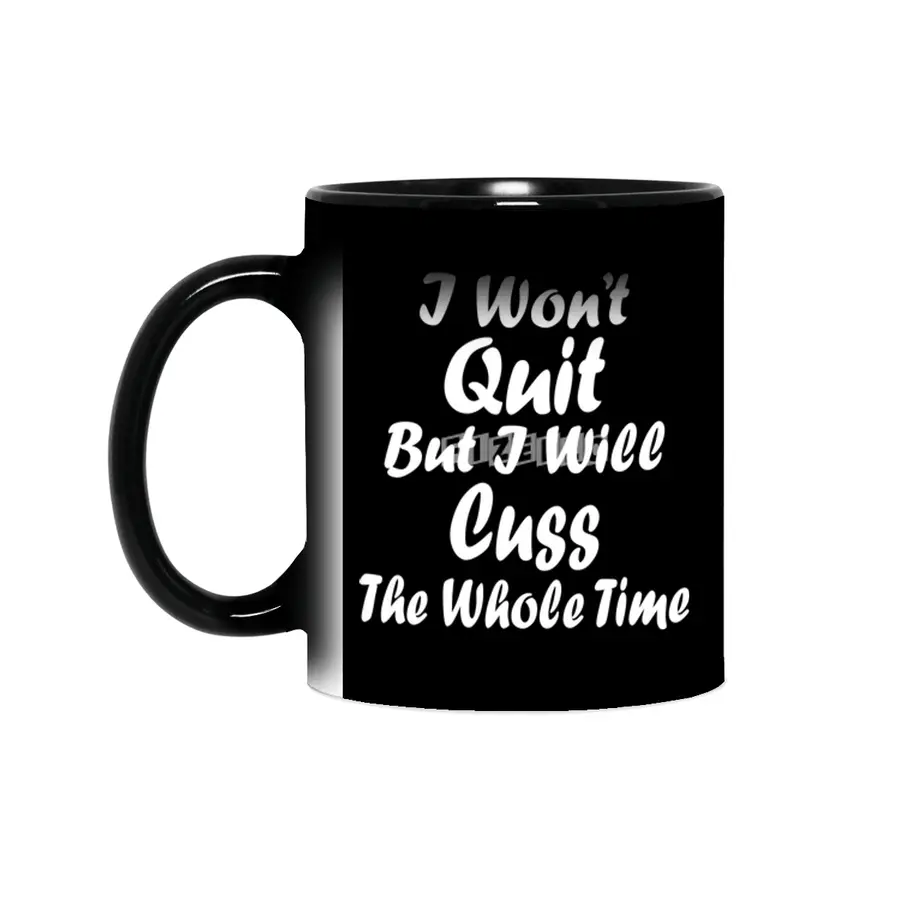 I Won_t Quit But I Will Cuss The Whole Time Workout Gym Tank Running Top Fitness Muscle Tee Funny Sl Sihirli Kupa