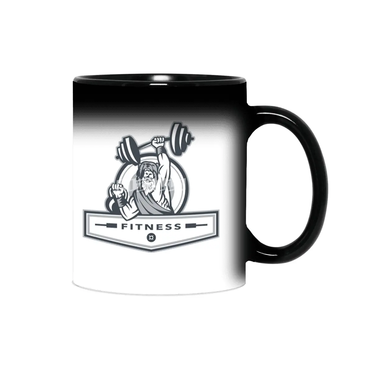 Berserker Lifting Barbell Kettlebell Fitness Circle Retro Sihirli Kupa