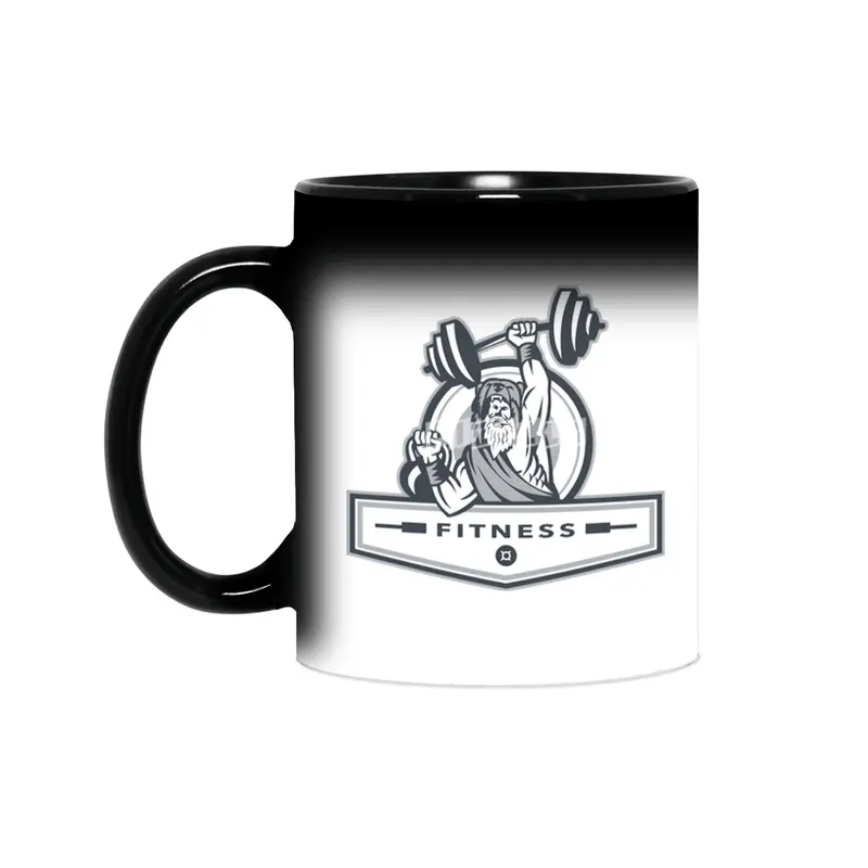 Berserker Lifting Barbell Kettlebell Fitness Circle Retro Sihirli Kupa