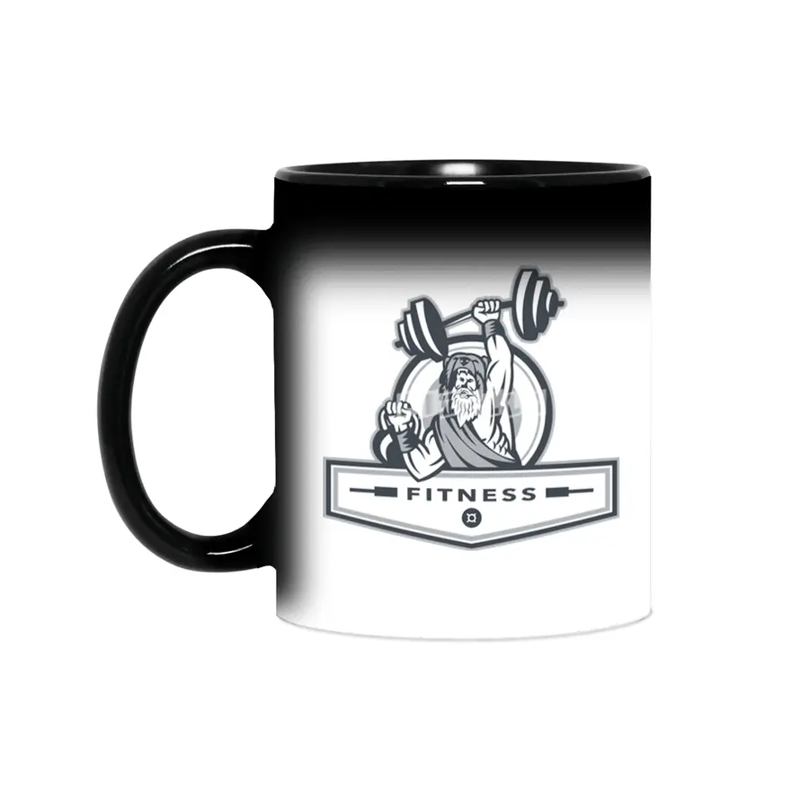Berserker Lifting Barbell Kettlebell Fitness Circle Retro Sihirli Kupa