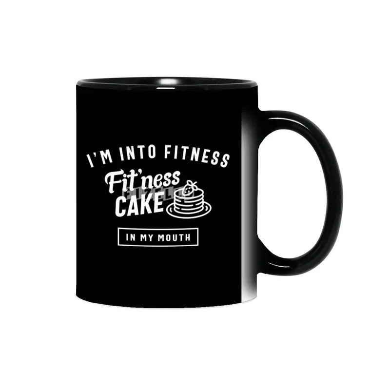 I'm Into Fitness Fit'ness Cake In My Mouth Sihirli Kupa