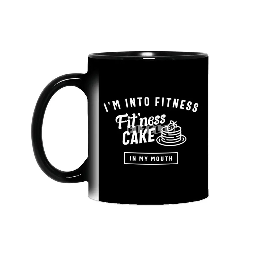 I'm Into Fitness Fit'ness Cake In My Mouth Sihirli Kupa