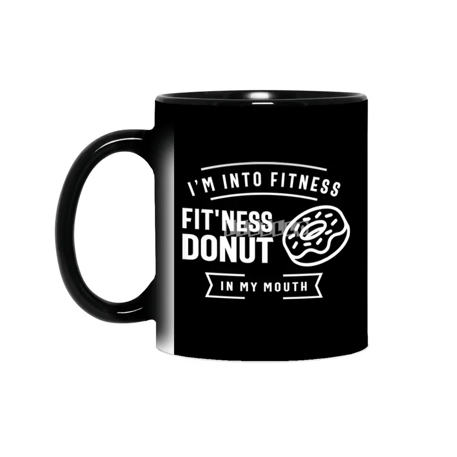 I'm Into Fitness Fit'ness Donut In My Mouth Sihirli Kupa