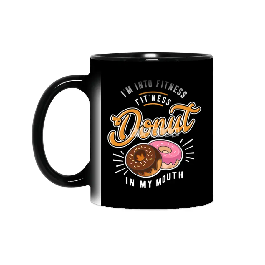 I'm Into Fitness Fit'ness Donut In My Mouth Sihirli Kupa