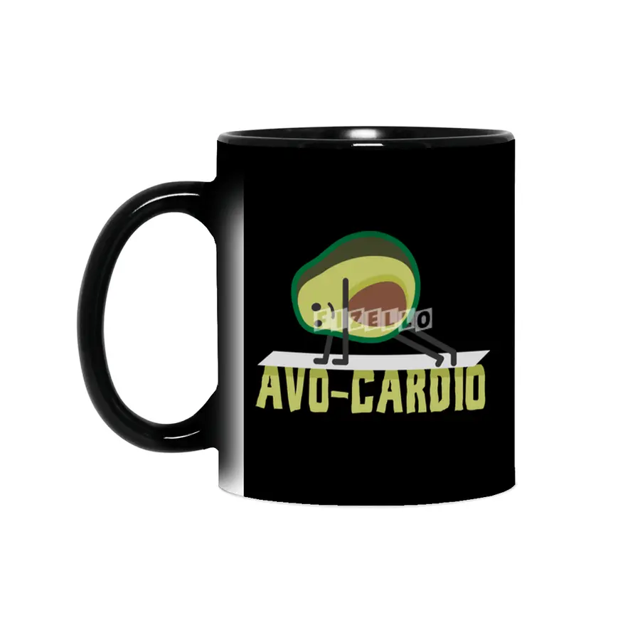 Avo-Cardio Avocado Fitness Workout Gym Sihirli Kupa