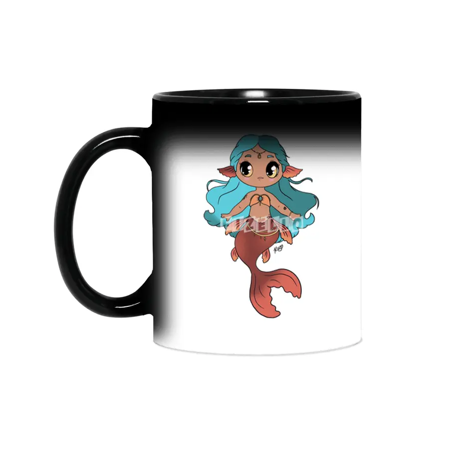 Kawaii Koi Mermaid Sihirli Kupa