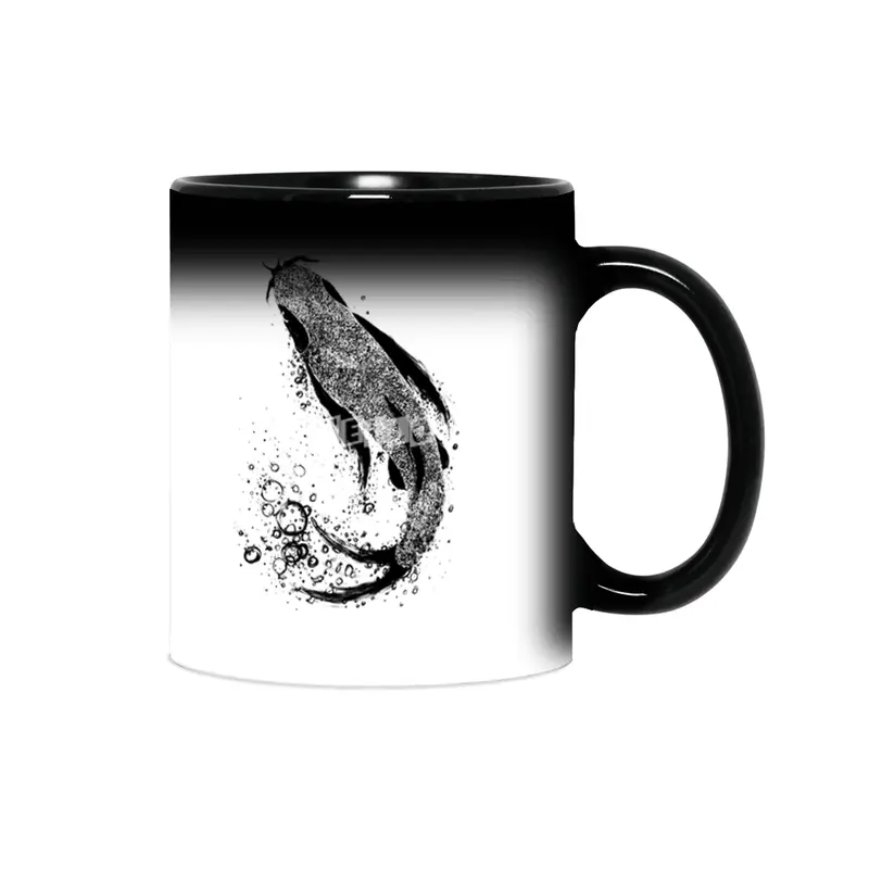 Don’t Be Koi -Dark ink with bubbles Sihirli Kupa