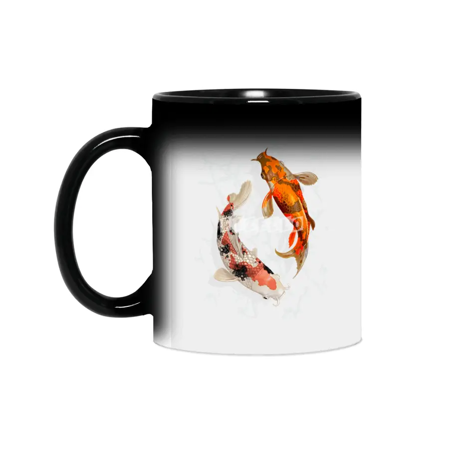 Japanes koi fish Sihirli Kupa