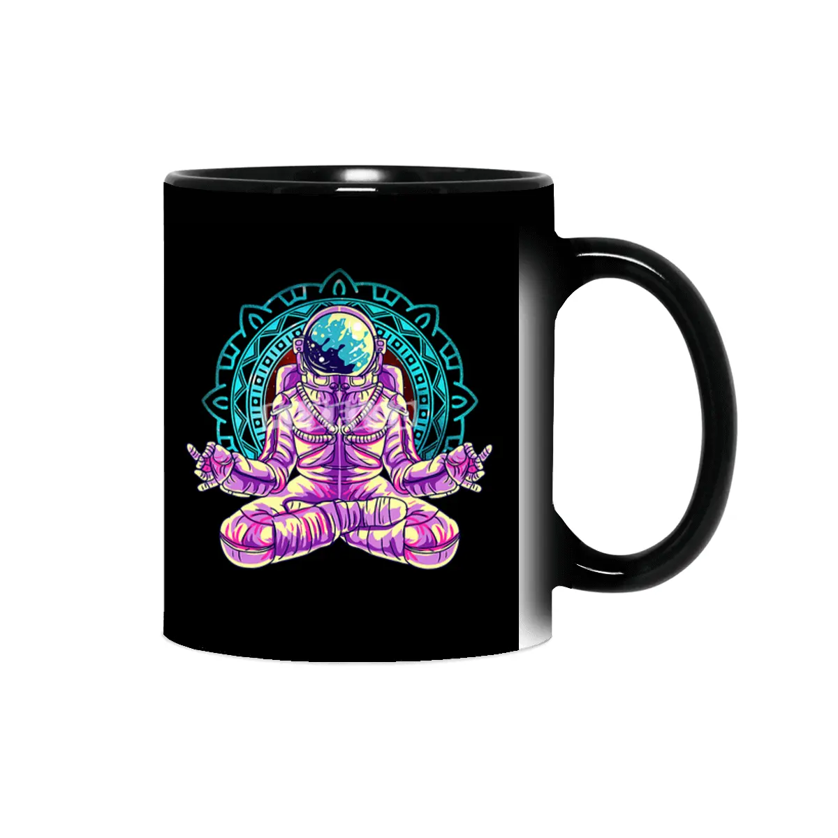 astronaut yoga lotus pose meditation tantra pilates namaste Sihirli Kupa