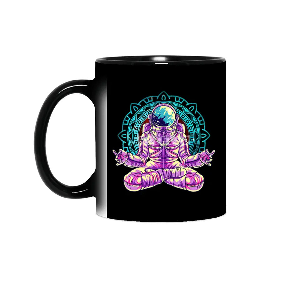 astronaut yoga lotus pose meditation tantra pilates namaste Sihirli Kupa