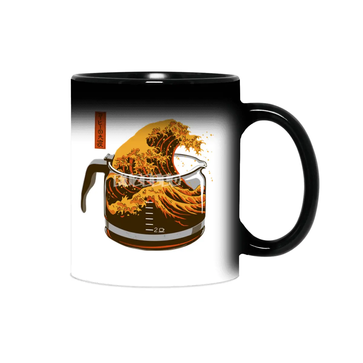 The Great Wave of Coffee (light) Sihirli Kupa
