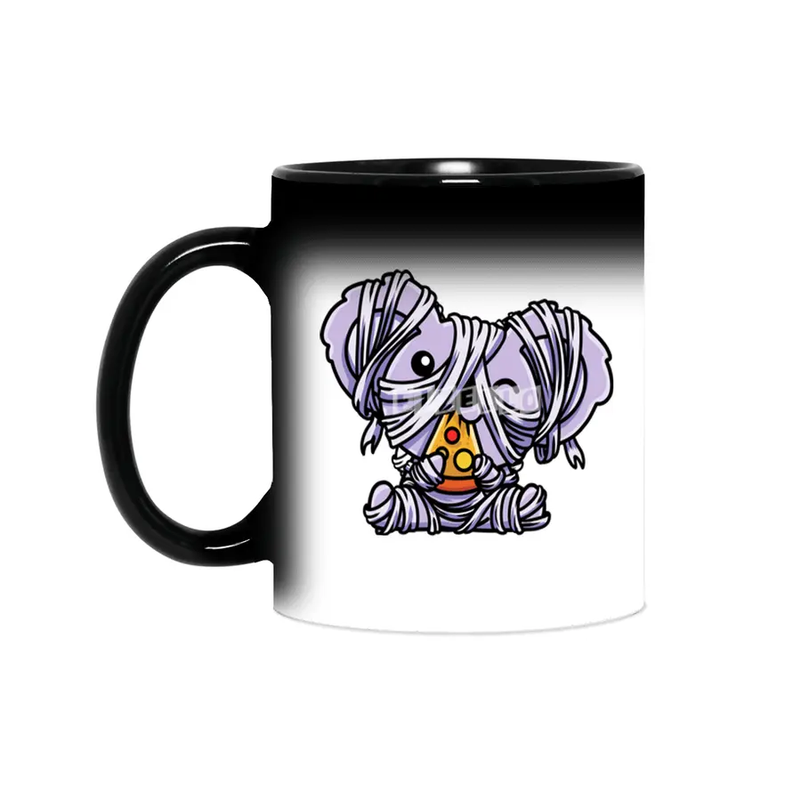 Cute Spooky Halloween Koala Bear as Mummy Costume Sihirli Kupa