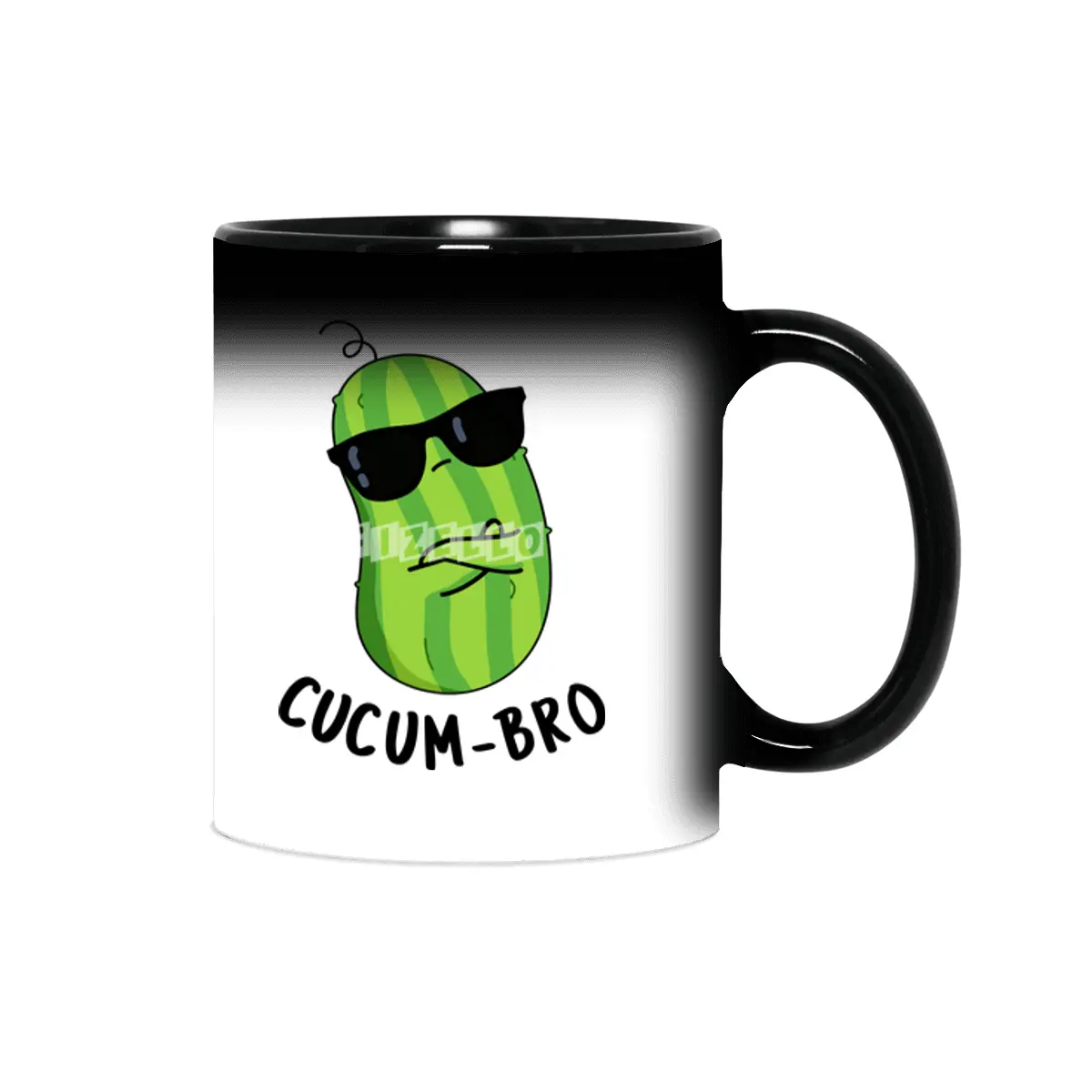 Cucum-bro Funny Cucumber Bro Pun Sihirli Kupa