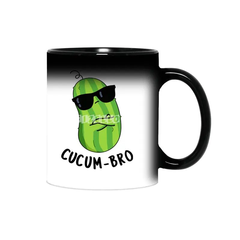 Cucum-bro Funny Cucumber Bro Pun Sihirli Kupa