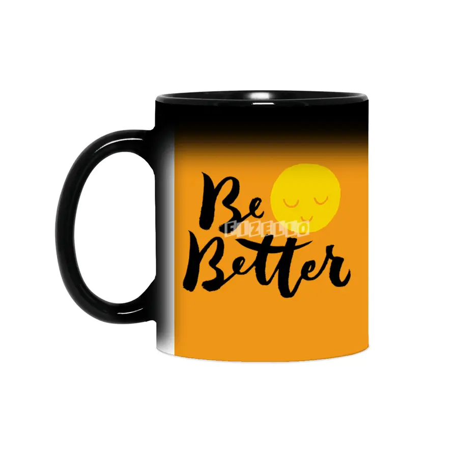 Be Better - Brush lettering design Sihirli Kupa
