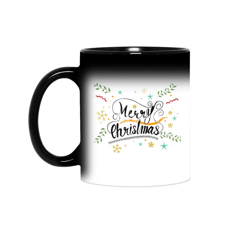 Merry Christmas Hand Lettering Artwork Sihirli Kupa