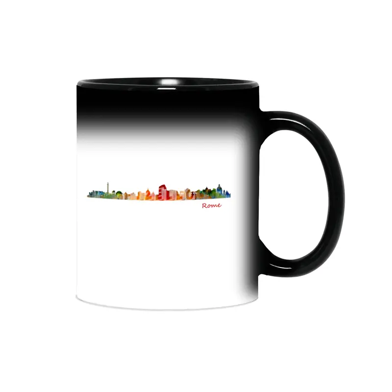 Rome Cityscape watercolor skyline Sihirli Kupa