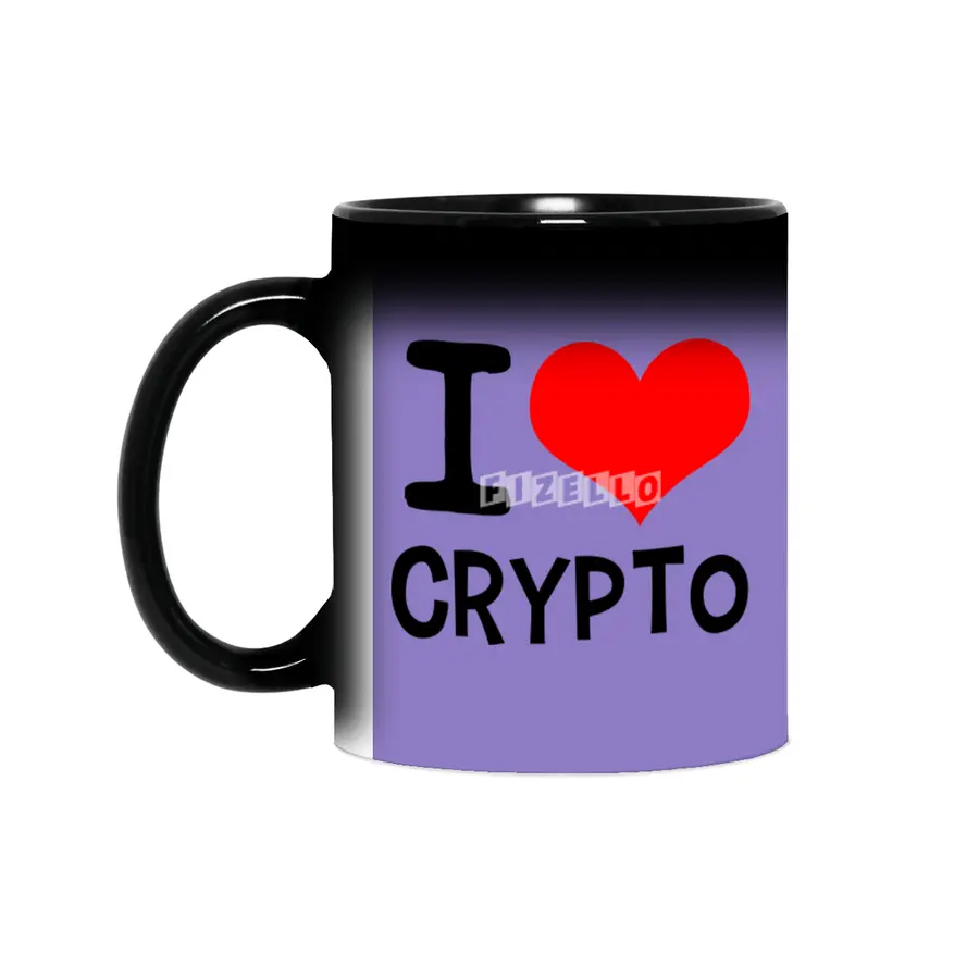 I Love Crypto Currency Sihirli Kupa