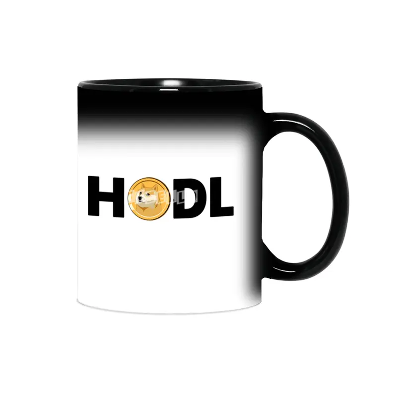 HOLD Dogecoin Funny Doge Crypto Cryptocurrency Sihirli Kupa