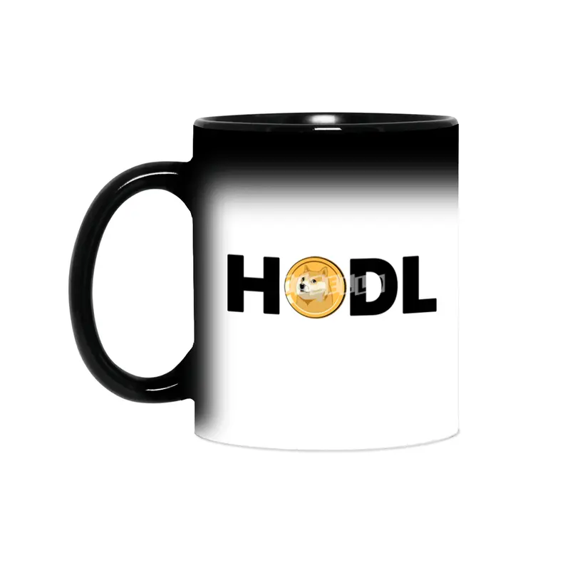 HOLD Dogecoin Funny Doge Crypto Cryptocurrency Sihirli Kupa