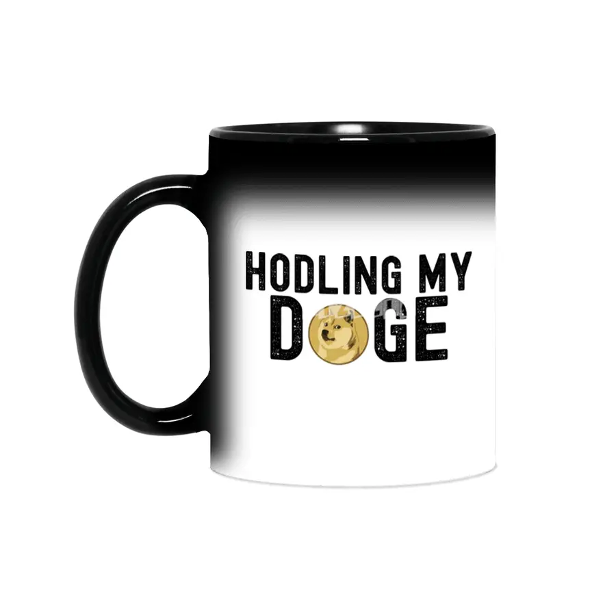 Dogecoin Hodl - Crypto Shirt Sihirli Kupa