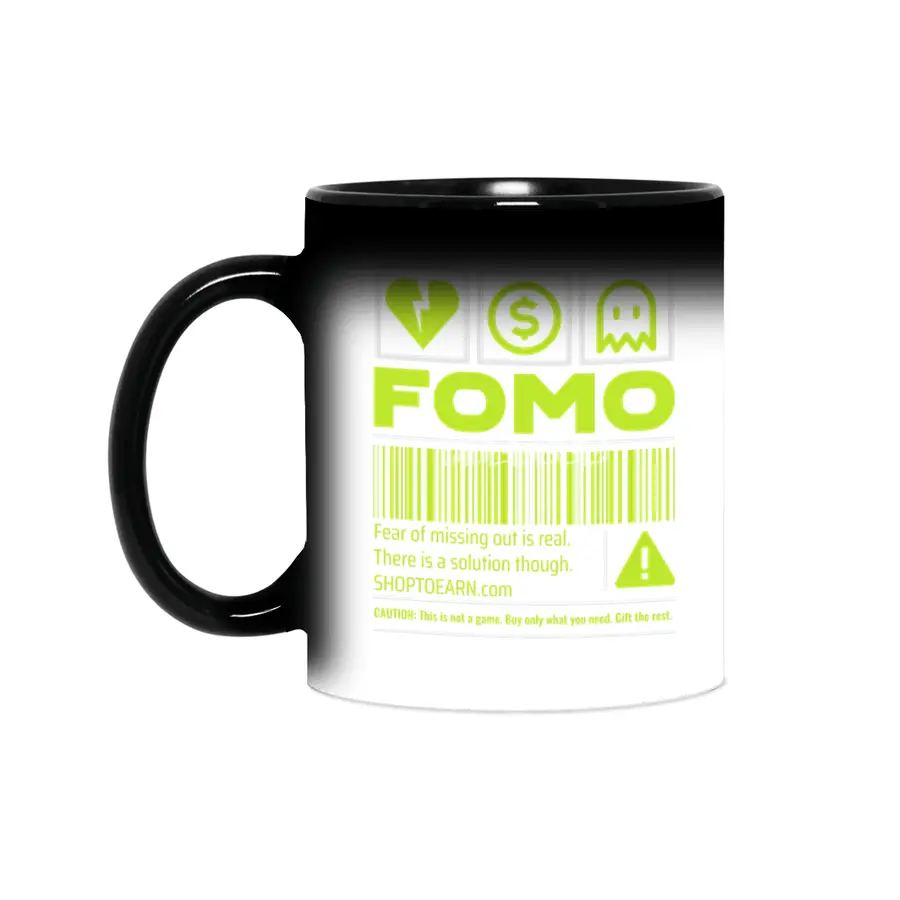 FOMO Design Shop To Earn Crypto Back Sihirli Kupa