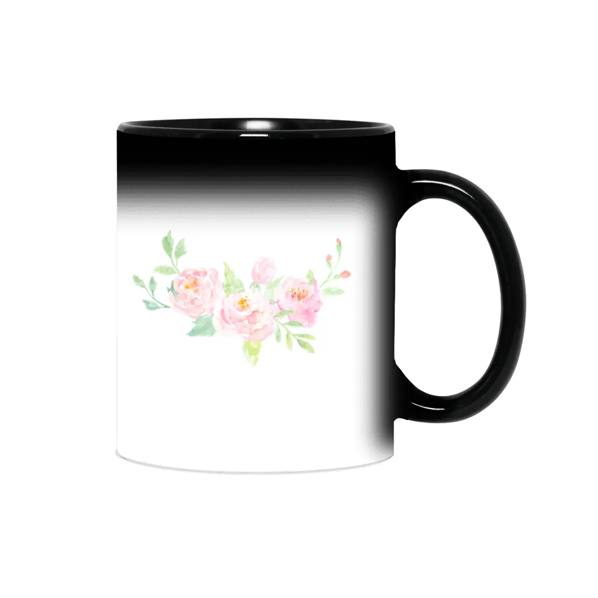 Watercolour Floral Bouquet Sihirli Kupa