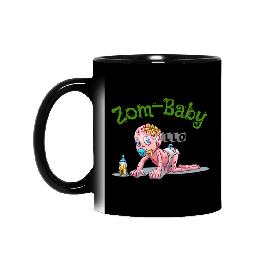 "Zom-Baby" Zombie Baby Design Sihirli Kupa
