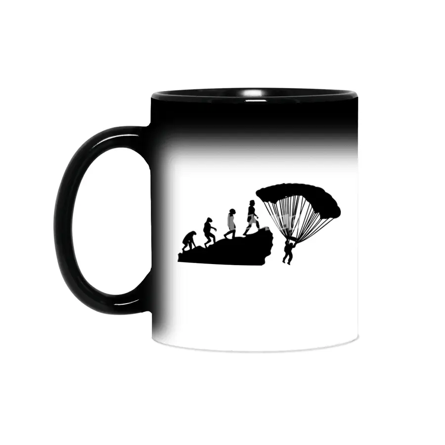 Parachuter Evolution Funny Parachuting Meme Bv Sihirli Kupa
