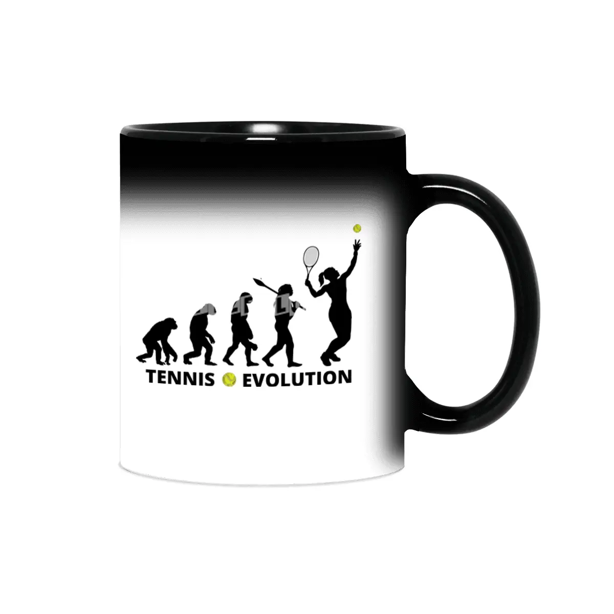 Tennis evolution Women, Tennis Lover Gift Sihirli Kupa