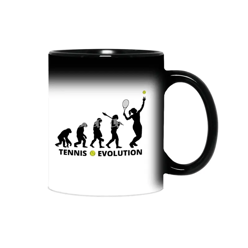 Tennis evolution Women, Tennis Lover Gift Sihirli Kupa